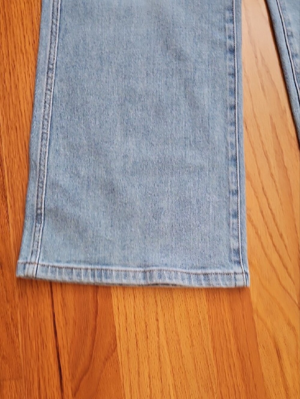 ROLLA'S Light Blue Wide Leg Jeans with Front Patch Pockets - Picture 3 of 4